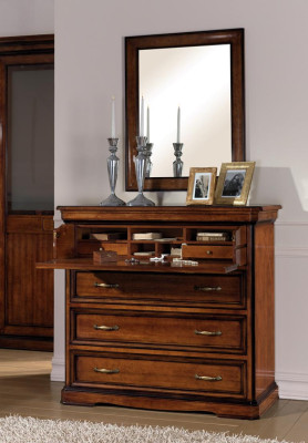 Mobile in legno con cassetti credenza con 3 cassetti armadietto composizione con ante
