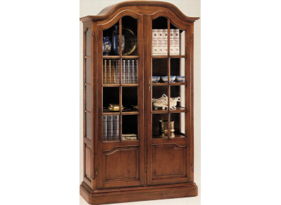 Mobile porta tv in legno massiccio Vaccari cav giovanni con vetro nuovo