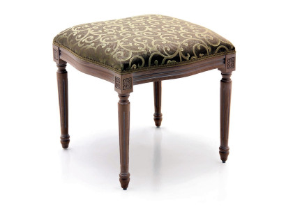 Soggiorno Pouf in legno e tessuto Pouf Ottoman Pouf per sedersi Pouf da seduta Pouf da seduta