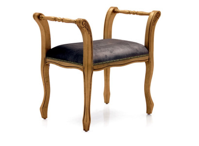 Ottomana Chaiselounge Panchina Velluto Tessuto 70x39 Poggiapiedi Pouf Pouf laterale