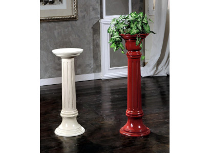 Supporto per fiori Colonna per fiori Fioriera Stand Legno massiccio Piantana per piante in vaso Nuovo