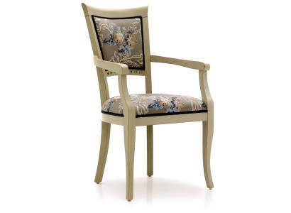 Sedia da pranzo in stile Art Déco con braccioli Sedie da pranzo Design Tessuto di lusso Multicolore  Sedia da pranzo in stile Art Déco con braccioli Sedie da pranzo Design Tessuto di lusso Multicolore