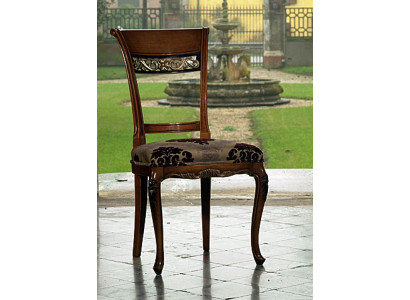 Sedie in legno massello Sedia da pranzo Design con motivi intagliati Sedia a dondolo Mobili