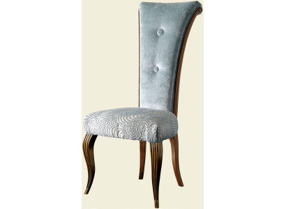 Lounge Club senza braccioli Luxury Nuova Sedia Classica Poltrona con schienale per sala da pranzo 1x