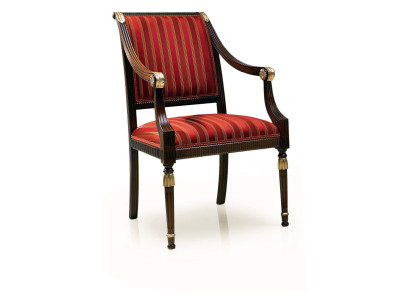 Sala da pranzo sedie in legno imbottite con braccioli sedia rosso design poltrona soggiorno.