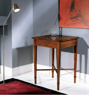 Tavolino Comodino Scacchiera Mobili Tavolino da caffè Tavolino da salotto Tavolo in legno Tavolo