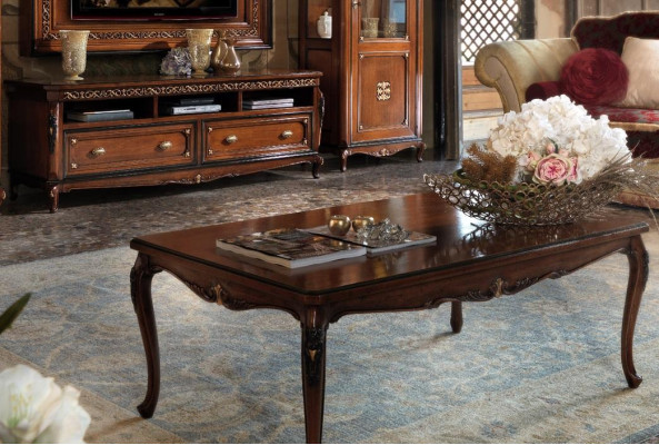 Tavolini da salotto Tavolo di lusso Tavoli in legno Console Design Mobili italiani Vaccari