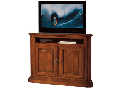 Mobile porta TV design in soggiorno con ripiani in legno marrone Lowboard in stile italiano nuovo.