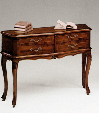 Comò Consolle Barocco Rococò Tavolo Comodini Legno Design Armadietto Aggiuntivo