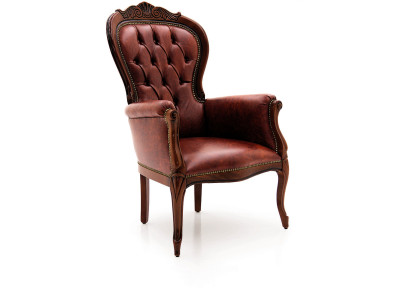 Poltrona Sedia da designer Imbottita Relax Tessuto Tendaggi Lounge Club Singolo Mobile Nuovo