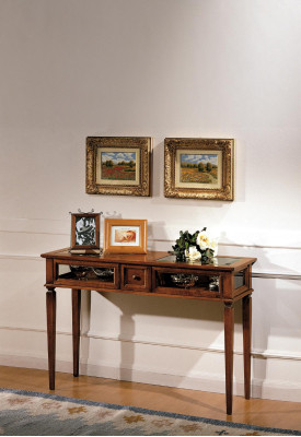 Tavolo consolle in legno da designer, tavolo consolle, tavoli consolle per trucco, mobili.