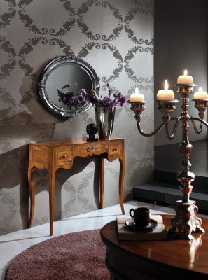 Tavoli Tavolo per il trucco Consolle Comò per il trucco Specchiera Sgabello Nuovo 2 pezzi.