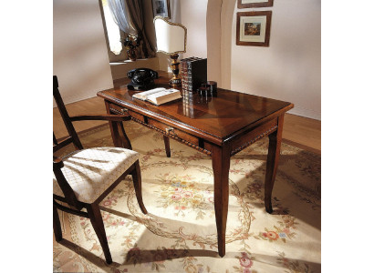 Scrivania Tavolo Arredamento italiano Mobili Legno massello Ufficio Segretario Nuovo