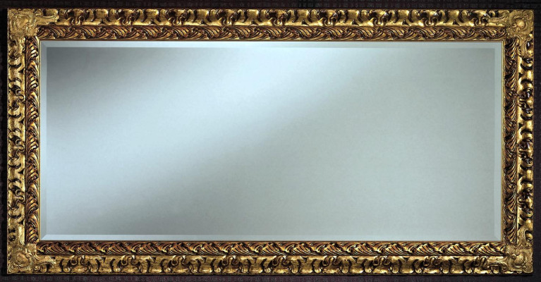 Specchio italiano classico design di mobili designer specchio da parete in legno oro nuovo xxl.