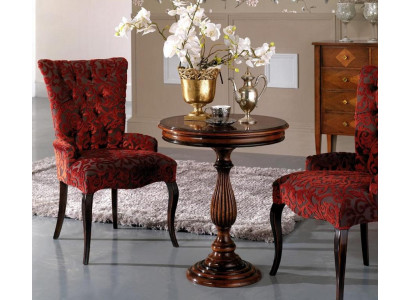 Soggiorno Sedie a sdraio di lusso Poltrona Sedia Legno Marrone Mobili italiani Imbottiti