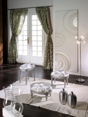 Pouf Panca Poggiapiedi Ottomana Puff Seduta Poggiapiedi Pouf per Soggiorno Sgabello di Design.