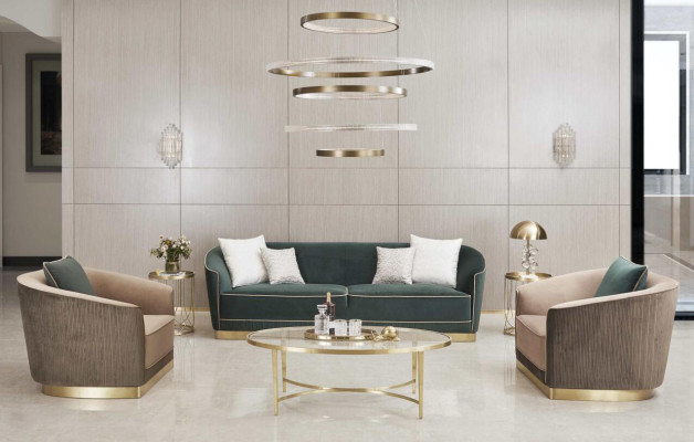 Divano componibile 3+2+1 in tessuto divano divano divanetto testurizzato gruppo di imbottiti in pelle