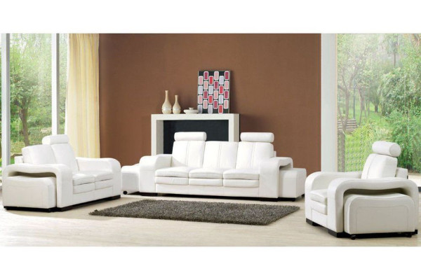 Set divano 3+1+1 posti Design divano imbottito divani moderni