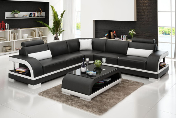 Sofà angolare moderno a forma di L con imbottitura angolo divano designer mobili da seduta.