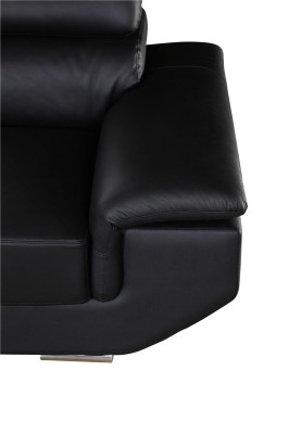 Mobili di lusso Set di divani divano divano imbottito 3 + 2 divano in pelle Set Divano.