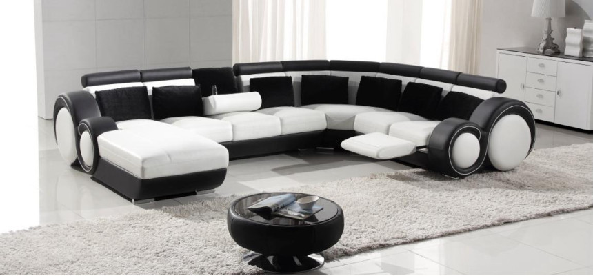 Divani a forma di U Divano Divano Set di imbottitura Abitazione Design divano d'angolo