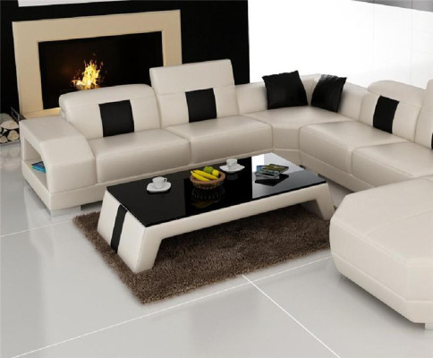 Tavolino da salotto Tavolino da caffè in vetro Design Tavolini Tavolo Tavoli Soggiorno