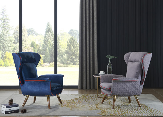 Design poltrona ad ala singola in tessuto divano divano divani nuovi