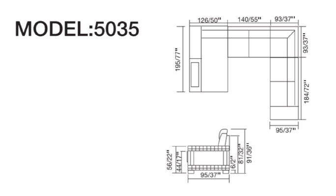 Design Angoli Big XXL Divano ad angolo in pelle Divani Set