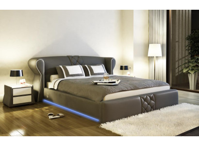Letto imbottito in pelle Letti Hotel classici matrimoniali Designer Nuova camera da letto coniugale