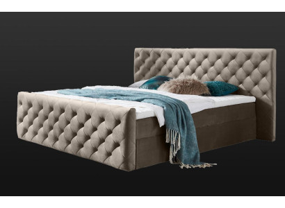 Chesterfield in velluto letti matrimoniali 160x200 design letto hotel arredamento