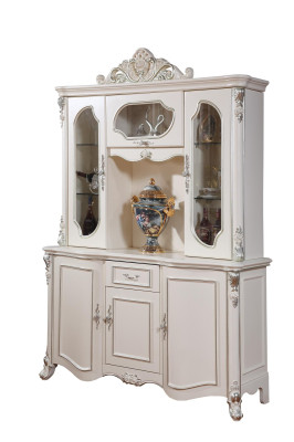 Elegante set da sala da pranzo composto da 10 pezzi in stile classico senza tempo. 