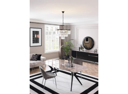 Sala da pranzo di lusso Tavolo da pranzo Design Loft Mobili Arredamento