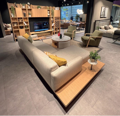 Design poltrona monoposto per soggiorno Confortevole imbottitura Mobili verdi