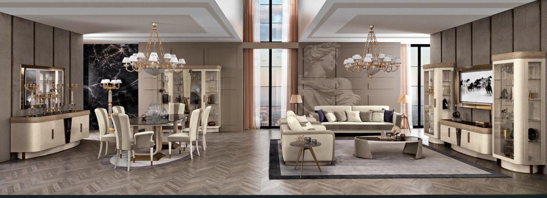 Set di divani 3+1+1 posti in design moderno per il relax, divani imbottiti, divano nuovo