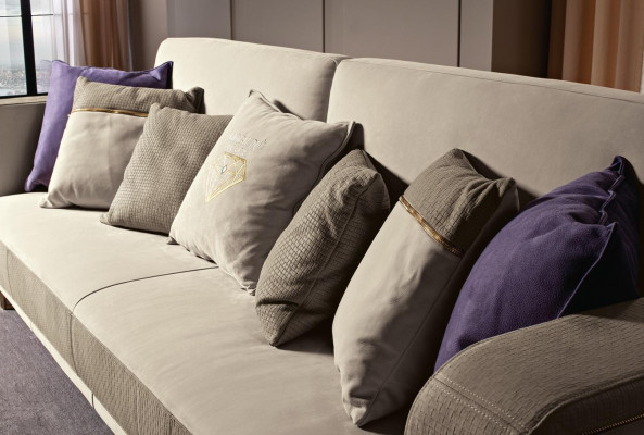 Divano 3 posti con poltrona set divano design imbottito in pelle angolo dei mobili italiani