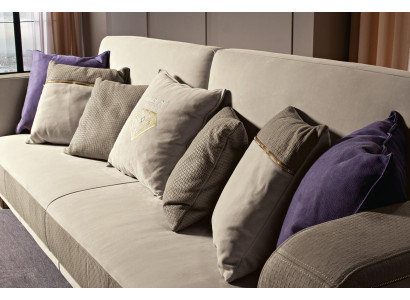 Divano 3 posti con poltrona set divano design imbottito in pelle angolo dei mobili italiani