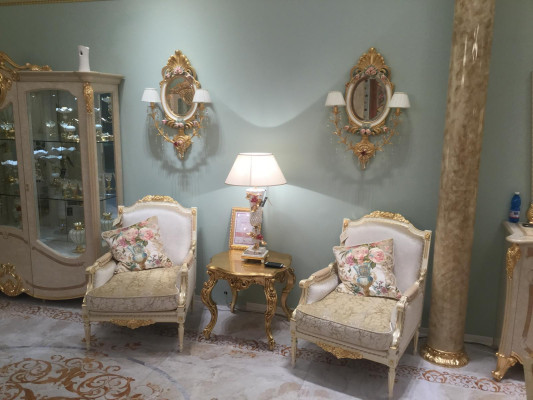 Poltrona Divano Tavolino da salotto Tavolo Divani Set soggiorno 2 poltrone Tavolino 3 pezzi