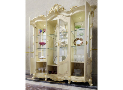 Vetrine Soggiorno Armadi Credenza Legno Nuovo Lusso Vetrina Armadio Classico