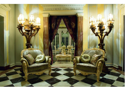 Poltrona Design Divano 2 pezzi Relax Tessuto Lounge di lusso Club TV Sedia Imbottita