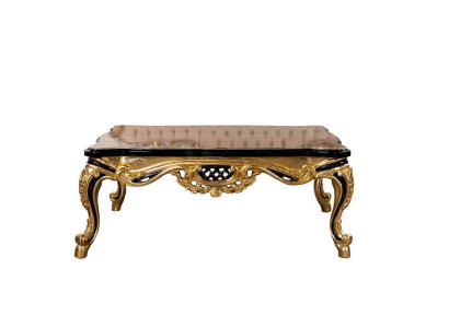 Divano Chesterfield Barocco Set divano 5 pezzi Soggiorno 3 + 3 + 1 + 1 Sedile Tavolino.