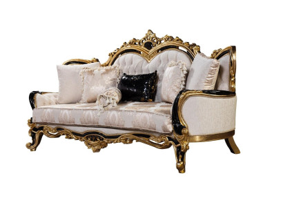 Chesterfield divano a 3 posti design lusso divani imbottiti sofà tessuto tessile nuovo.