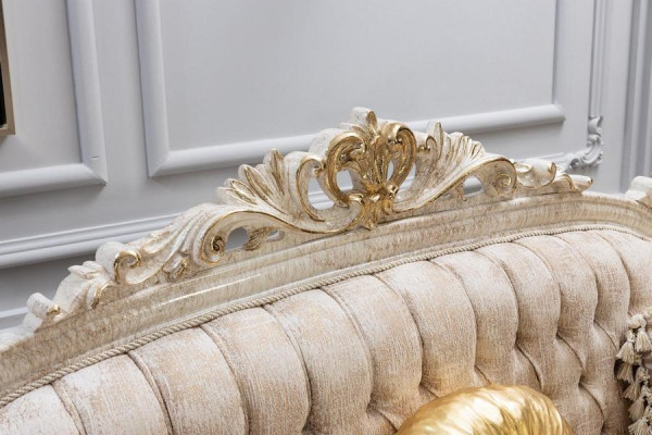 Chesterfield divano a 3 posti design di lusso divani imbottiti in stoffa tessile nuovi.