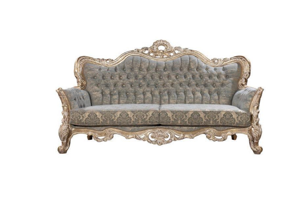 Chesterfield divano a 3 posti, divano design di lusso in tessuto per divani imbottiti