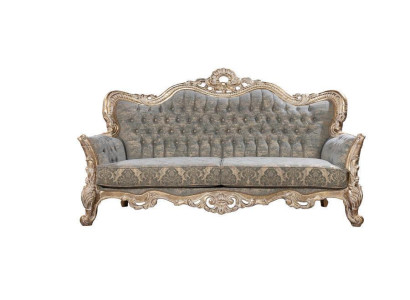 Chesterfield divano a 3 posti, divano design di lusso in tessuto per divani imbottiti