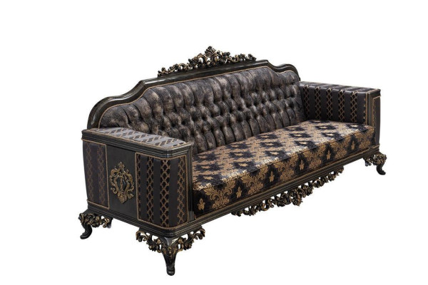 Chesterfield divano a 3 posti, divano design di lusso, divani imbottiti in tessuto, nuovi.