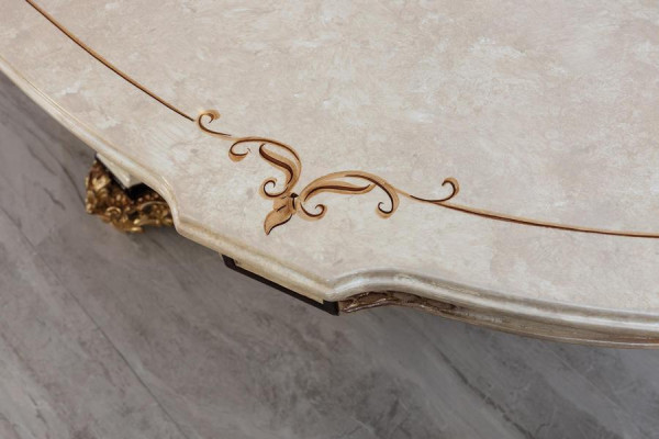 Classico lusso tavolo legno tavoli barocco rococò stile antico sala da pranzo soggiorno nuovo