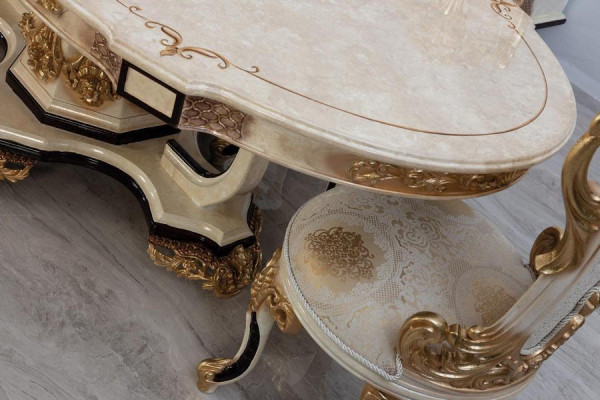 Design di lusso Poltrona in legno massello Sedie Sedile Schienale Ufficio Sala da pranzo