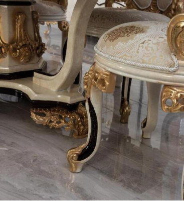 Design di lusso Poltrona in legno massello Sedie Sedile Schienale Ufficio Sala da pranzo