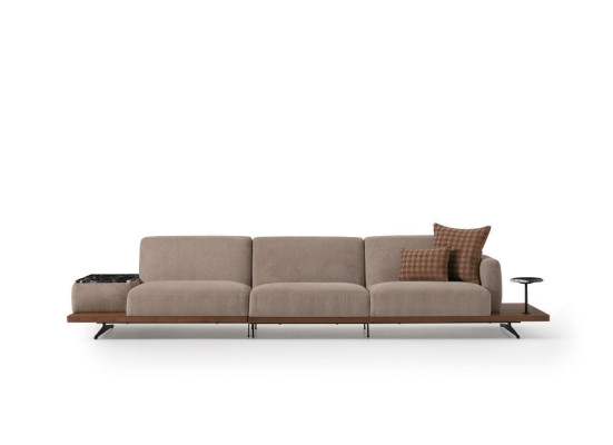 Set di divani di lusso: divani 4+3+1 posti, poltrona 2 volte, tavolino 4 pezzi