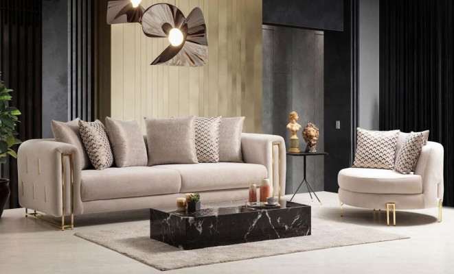 Poltrona rivestimento sedile design divano poltrona relax tessuto salotto lusso soggiorno